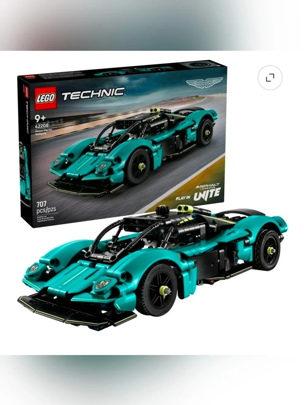 LEGO Technic Aston Martin Valkyrie Toy Car - Kids Model Kit Toy for Boys and Gir